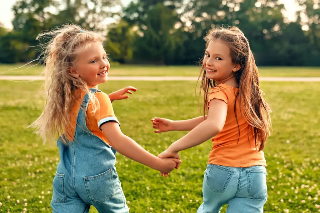 Une femme avec son amie